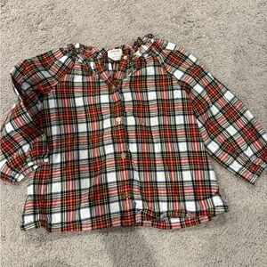 Crewcuts small plaid shirt girls